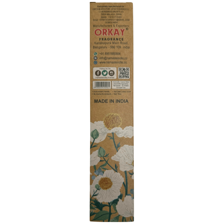 Naturalne kadzidło Florida Water Cleans Houses Namaste India Natural Masala - 1 opakowanie kadzidełek 30 g - Lawenda z benzoesem