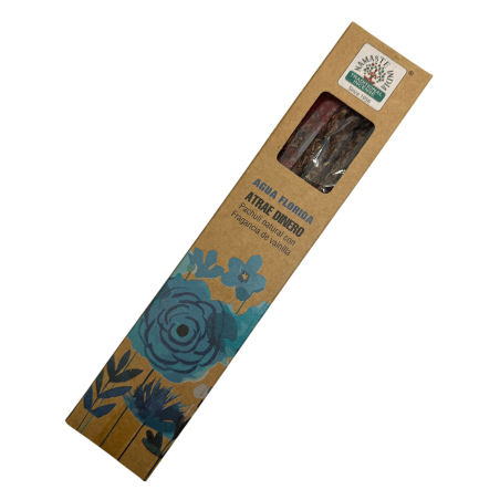 Natuurlijke wierook Florida Water trekt geld aan Namaste India Natural Masala - 1 doosje wierook 25gr. - Patchouli met vanille