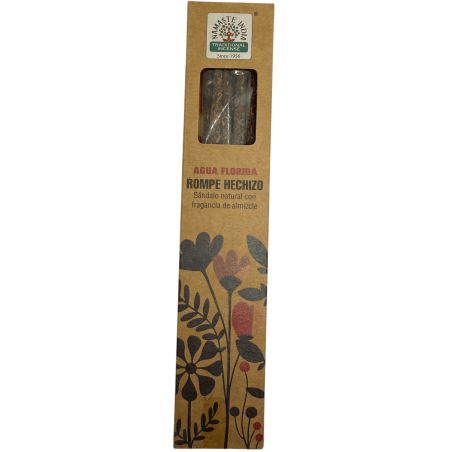 Encens naturel Florida Water Spell Breaker Namaste India Natural Masala - 1 paquet de 25 g - Bois de santal au musc
