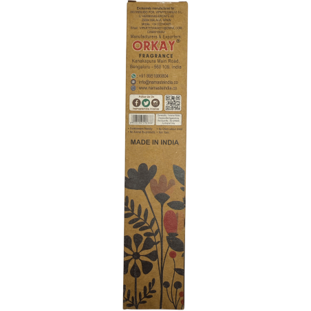 Tămâie naturală Florida Water Breaker Namaste India Natural Masala - 1 pachet de 25g - Lemn de santal cu mosc