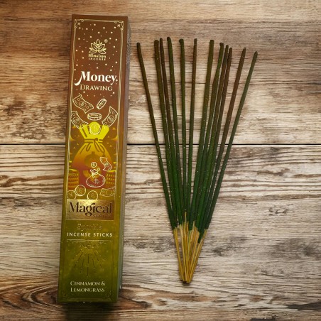 Encens Himalaya Magical Series Money - Coffret d'encens Masala à la cannelle et à la citronnelle 25 g