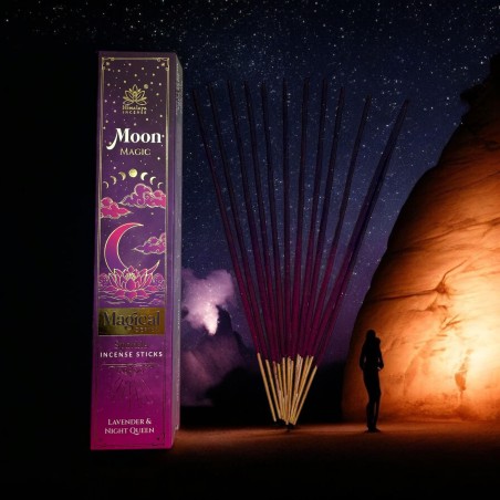 Kadzidło Himalaya - 25g kadzidło masala Lawenda i Królowa Nocy