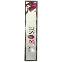 BALAJI Encens Rosa - Pure Rose Sticks Mild - 1 paquet de 15 barretes d'encens massala