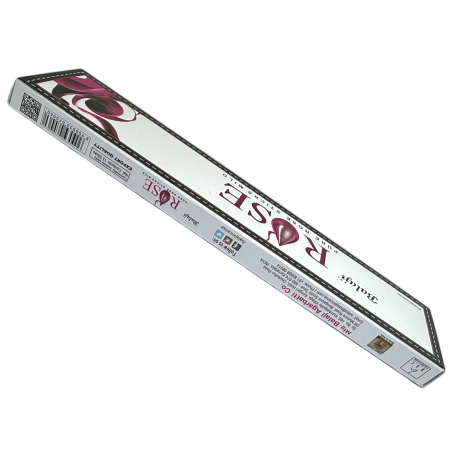 BALAJI Rose Incense - Pure Rose Sticks Mild - 1 box of 15 masala incense sticks