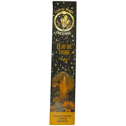 Incenso de Olho de Tigre Hari Darshan Tribal Soul Crystal Magic - 1 pacote de 15g de Incenso Orgânico com Minerais