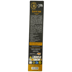 Incienso Ojo de Tigre Hari Darshan Tribal Soul Crystal Magic - 1 cajetilla de 15gr Incienso Orgánico con Minerales