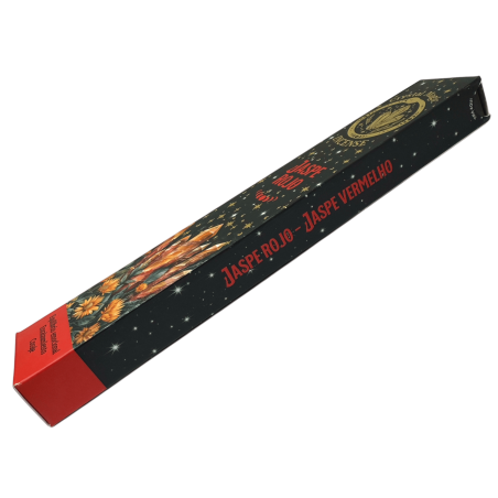 Encens Hari Darshan Tribal Soul Crystal Magic Red Jasper - 1 paquet de 15 g d'encens biologique aux minéraux