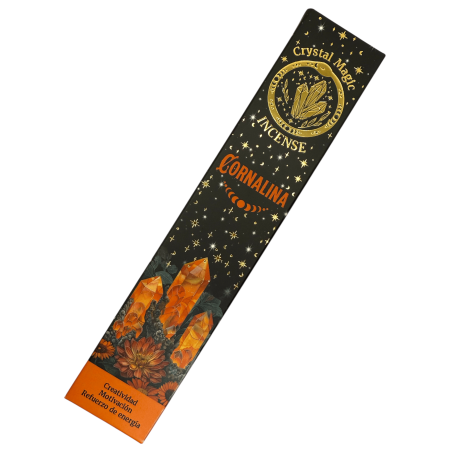 Hari Darshan Carnelian Wierook Tribal Soul Crystal Magic - 1 pak van 15 gram biologische wierook met mineralen