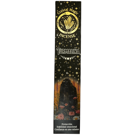 Hari Darshan Tribal Soul Crystal Magic Turmalin-Räucherstäbchen – 1 Packung mit 15 g Bio-Räucherstäbchen mit Mineralien