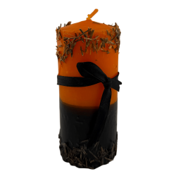 HOSTENATURA Special Halloween Candle - Eliminates bad energies, abundance, new paths... Includes Complete Ritual and Amulet
