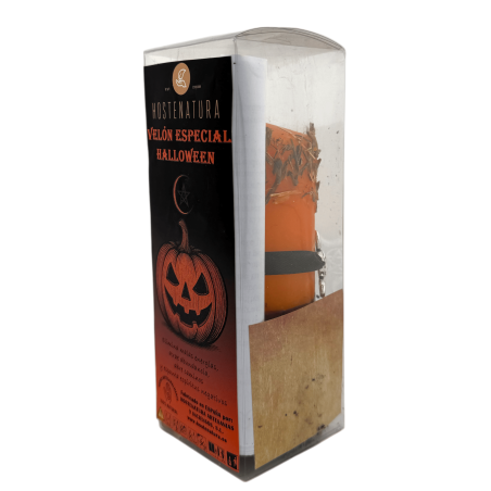 Bougie spéciale Halloween HOSTENATURA - Élimine les mauvaises énergies, l'abondance, les nouveaux chemins... Comprend un rituel