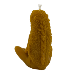 Espelma Deessa Gaia Terra Mel Natural - 10x5,5cm