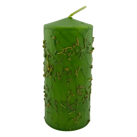 Velón Herboreo Ruda - Velón Esotérico 14x6cm - Eliminar negatividades, malos ambientes, limpieza y corta magias