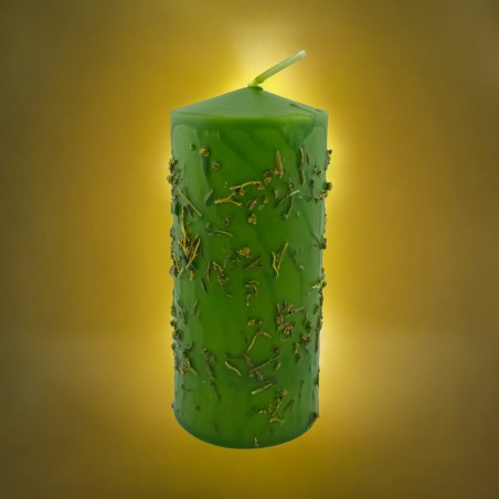 Kruidenruitkaars - Esoterische kaars 14x6cm - Verwijdert negativiteit, slechte omgevingen, reinigt en snijdt magie