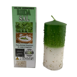 Örtljus med vinrue och salt - Esoteriskt ljus...
