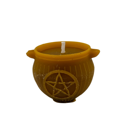 Honigkessel mit Pentagramm 4,6x5cm - Authentischer Honig