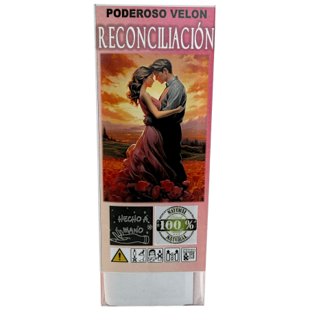 Vela de Reconciliação Poderosa - Vela Esotérica 14x6cm