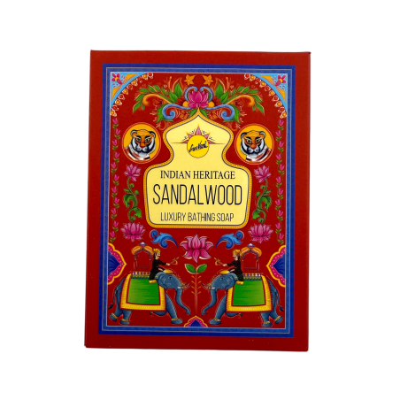 SREE VANI Indian Heritage Sandelholz-Badeseife – 75-g-Stück.