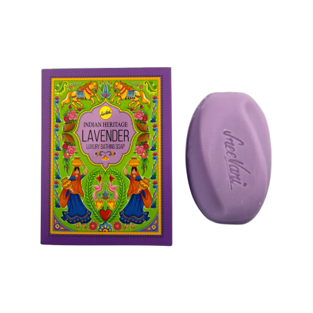 SREE VANI Indian Heritage Lavender Bath Soap - 75g stuk.