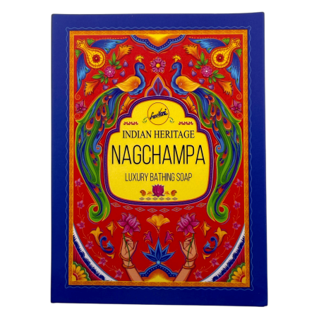 Jabón de Baño Nag Champa SREE VANI Indian Heritage - Pastilla de 75gr.