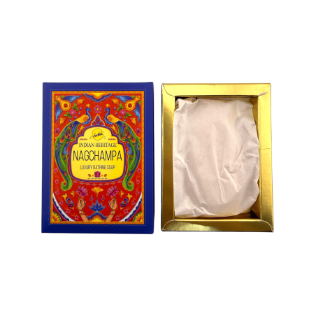 SREE VANI Indian Heritage Nag Champa Badtvål - 75g Bar.