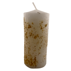 Kräuter-Knoblauch-Kerze – Esoterische Kerze 14 x 6 cm – Schutz, zieht Gutes an, vertreibt Böses …