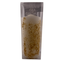 Candela all'aglio e alle erbe - Candela esoterica 14x6cm - Protezione, attrae il bene, allontana il male...