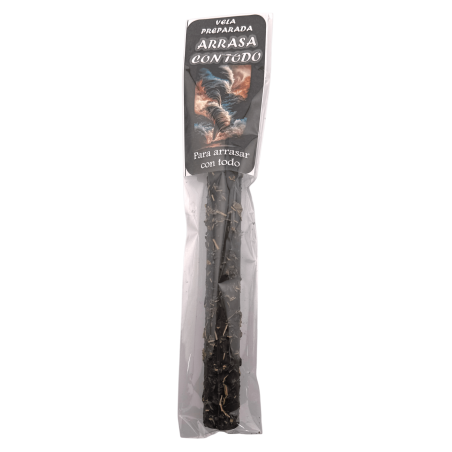 Ritualized Prepared Candle - Sweeps Away Everything 18cm - To sweep away everything