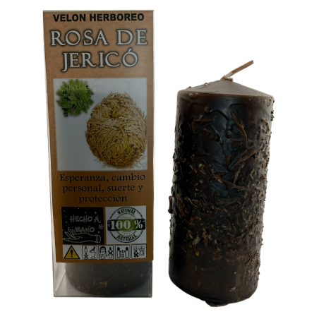 Jerikos ros örtljus - Esoteriskt ljus 14x6cm - Hopp, personlig förändring, tur och skydd
