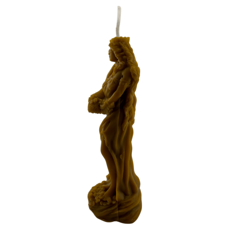 Honingkaars Godin van het Geluk 100% Honing - 16x4,8cm
