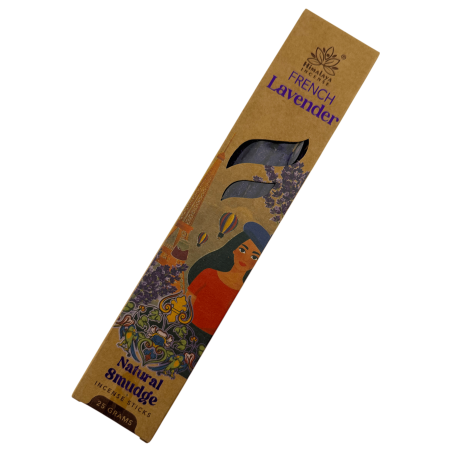 Incienso Lavanda Francesa Natural Smudge Orígenes Himalayan Soul - Cajita de 25gr.