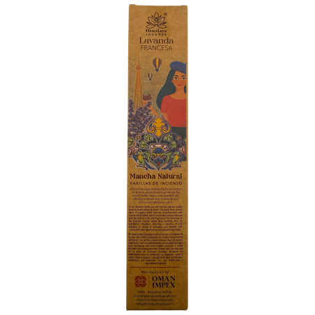 Natural French Lavender Incense Smudge Himalayan Soul Origins - 25g Box