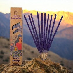 Incienso Lavanda Francesa Natural Smudge Orígenes Himalayan Soul - Cajita de 25gr.