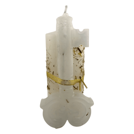 Key of Power Candle - Light and Energy HOSTENATURA - 14x8cm - Handmade Esoteric Candle to Channel Light and Positive Energy