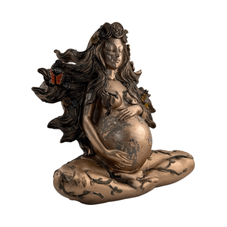 Figurină din rășină Gaia Zeița Mamă Pământ - 20x10x15cm