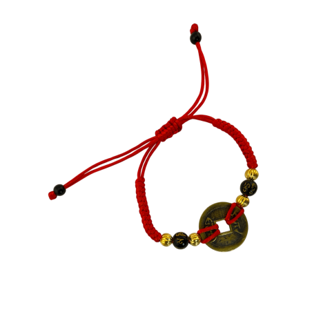 Feng Shui I Ching Coin Bracelet - Money, Wealth and Good Luck
