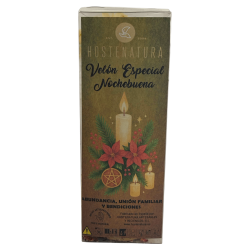 Velón Especial Nochebuena HOSTENATURA - Abundancia, Unión Familiar y Bendiciones