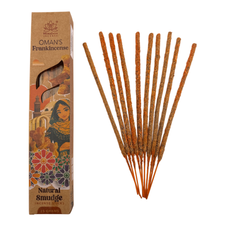 Tămâie naturală Oman Smudge de la Himalayan Soul Origins - cutie de 25g