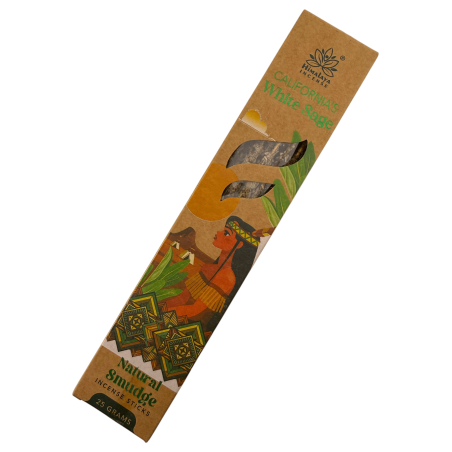 Encens Salvia Blanca de Califòrnia Natural Smudge Orígens Himalayan Soul - Caixeta de 25gr.
