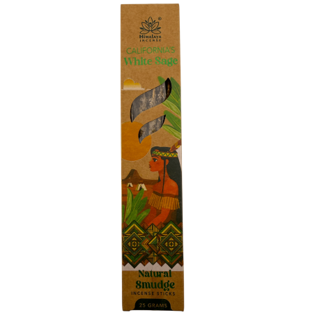Natürlicher kalifornischer weißer Salbei-Räucherstoff von Himalayan Soul Origins – 25-g-Packung