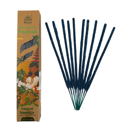 Patchouli Incense Indonesia Natural Smudge Origins Himalayan Soul - 25gr box.