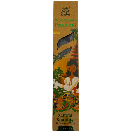 Incenso de Patchouli da Indonésia, Natural Smudge Origins Himalayan Soul - caixa de 25g.