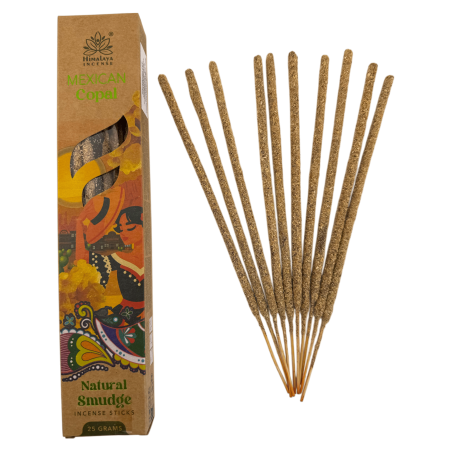 Incienso Copal Mexicano Natural Smudge Orígenes Himalayan Soul - Cajita de 25gr.