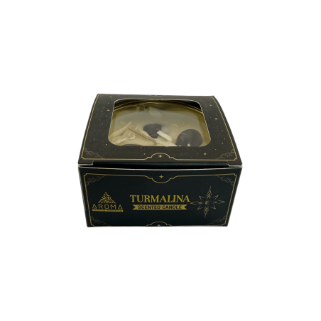 Espelma Aroma Crystal Turmalina AROMA FRAGRANCES Aroma Sàndal - 65gr. - 5-6h de durada