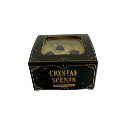 Bougie AROMA FRAGRANCES la tourmaline cristalline - Parfum bois de santal - 65 g - Durée : 5 à 6 h