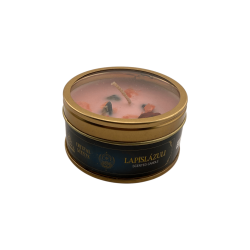 Doftljus AROMA FRAGRANCES kristalllapis lazuli - blommig blandning - 65 g - 5-6 timmars dofttid