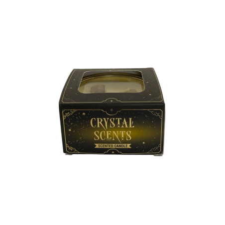 Vela Aroma Crystal Ojo de Tigre AROMA FRAGRANCES Aroma Vainilla - 65gr. - 5-6h de duración