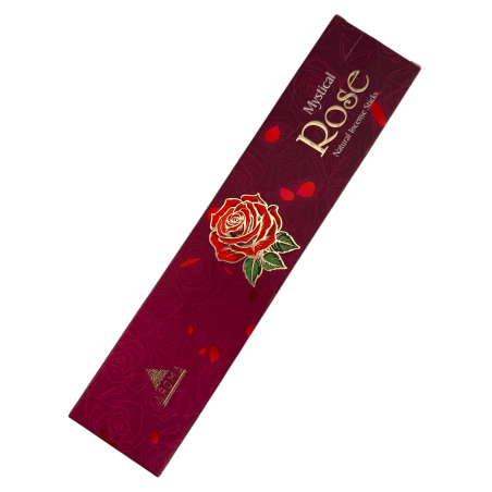 Mystisk ros masala rökelse AROMA dofter - 24g låda med naturlig indisk rökelse