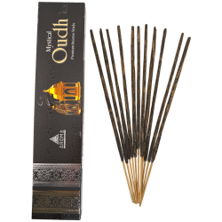 Incenso Mystical Oudh Masala AROMA Fragrâncias - Caixa com 24g de Incenso Natural Indiano