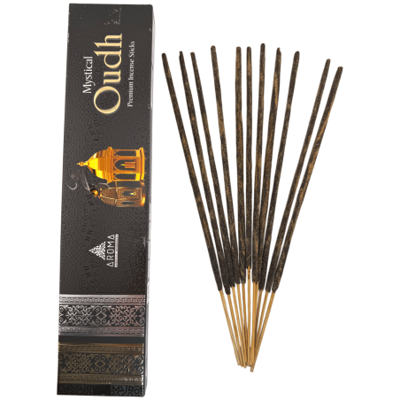 AROMA Mystique Oudh Masala - Boîte de 24 g d'encens naturel indien